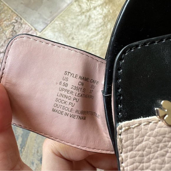 Kate Spade Black Leather Cafe Slide Sandals 6.5 - Picture 6 of 8